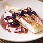 Sauteed Tilapia with Almonds and Cherries 